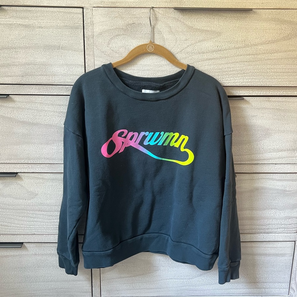 Sprwmn Crewneck Sweatshirt (Rainbow Logo)
